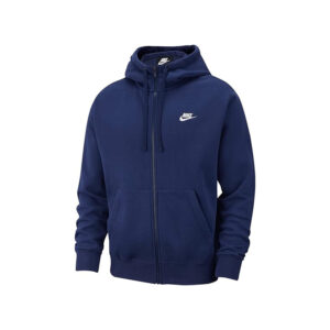 Men's Blue Fleece Full Zip Hoodie