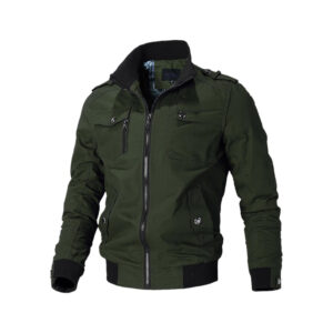 Men's Casual Military Jacket Green