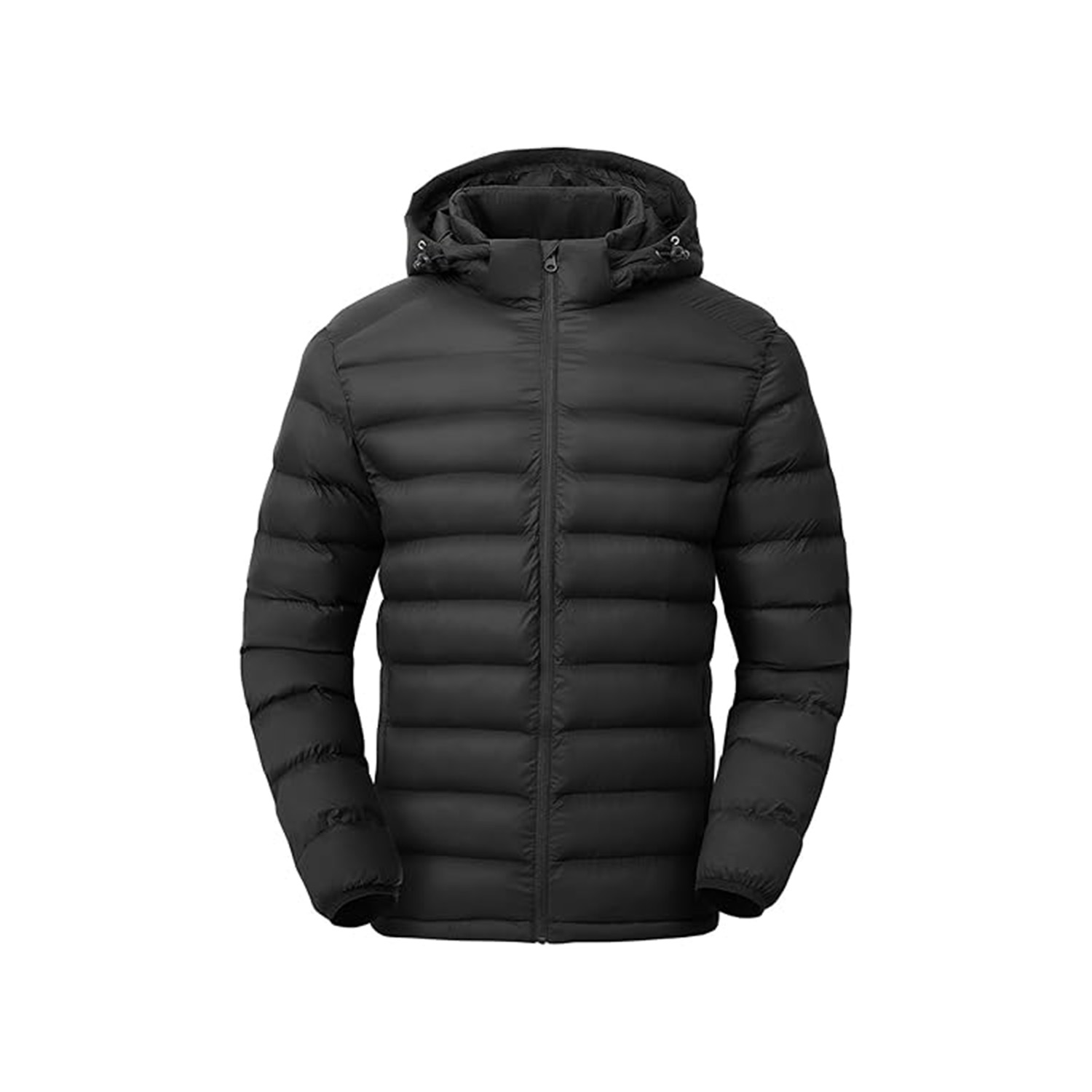 Men's Lightweight Black Puffer Jacket