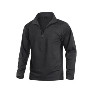 Men's Long Sleeve Lightweight Sweatshirt Black
