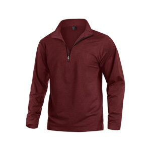 Men's Long Sleeve Lightweight Sweatshirt Red