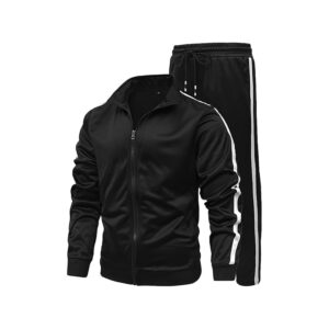 Men's Casual Tracksuit Black