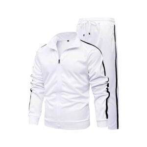 Men's Casual Tracksuit White