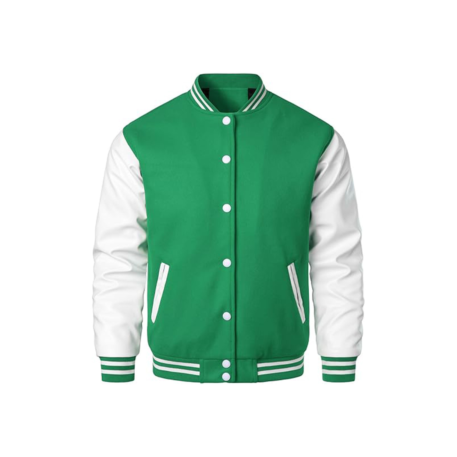 Men's Varsity Jacket Green