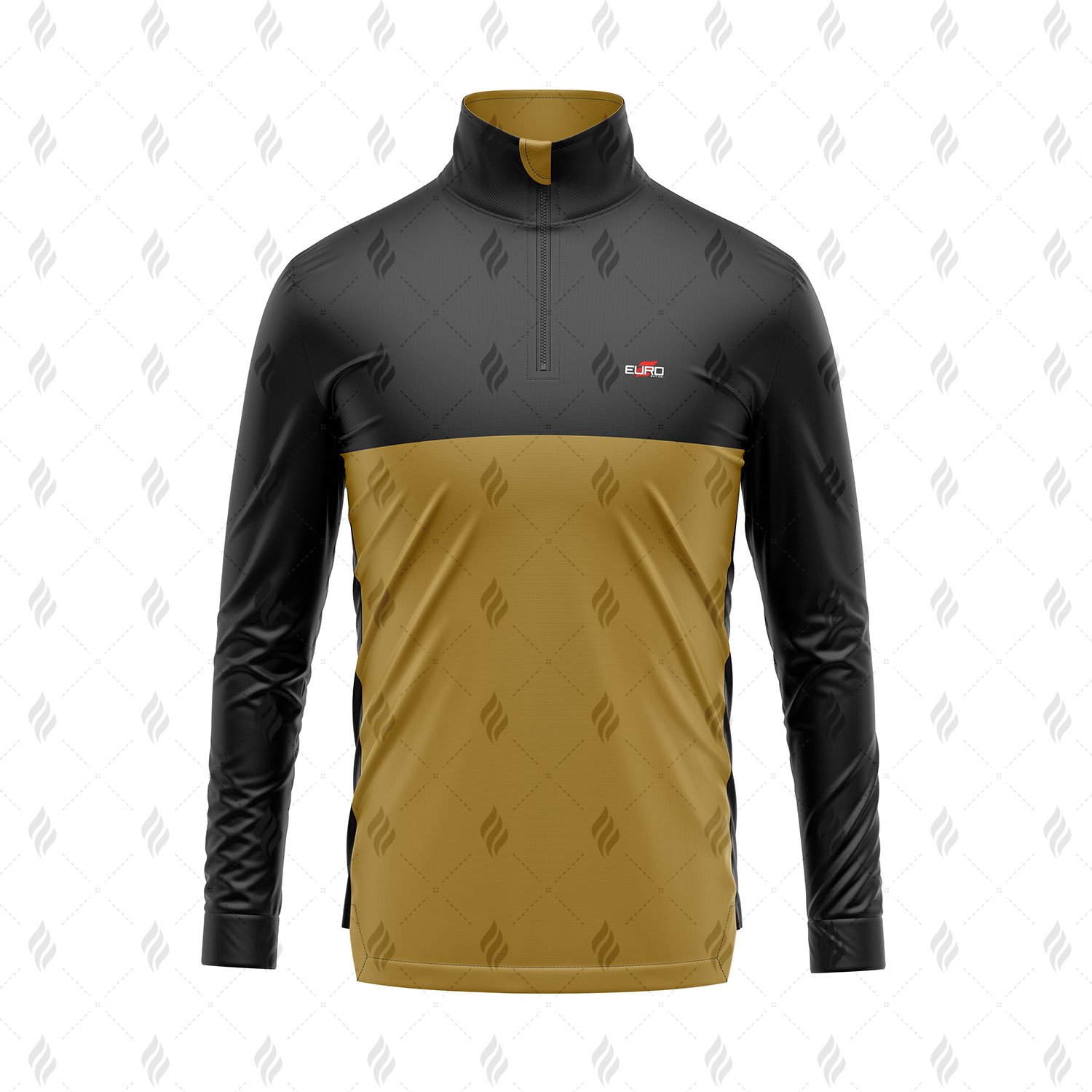Quarter Zip Shirt 1/4 Zip Pullover Mens Athletic Slim Fit Lightweight Casual Golf Premium Top