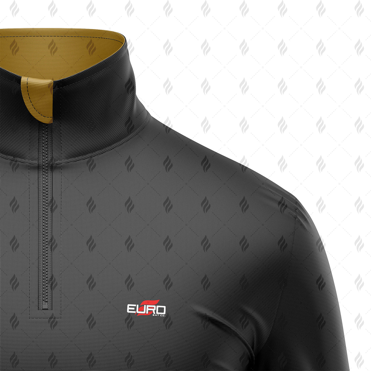 Quarter Zip Shirt 1/4 Zip Pullover Mens Athletic Slim Fit Lightweight Casual Golf Premium Top - Image 2