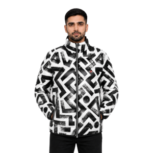 Custom Quilted Puffer Jacket with Modern Style and Premium Fabric Quality