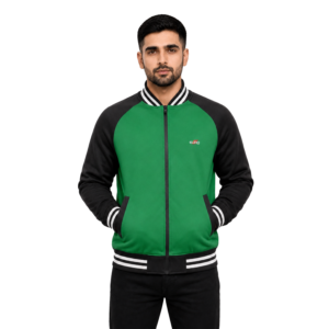 Streetwear Varsity Jacket with Relaxed Fit and Modern Design