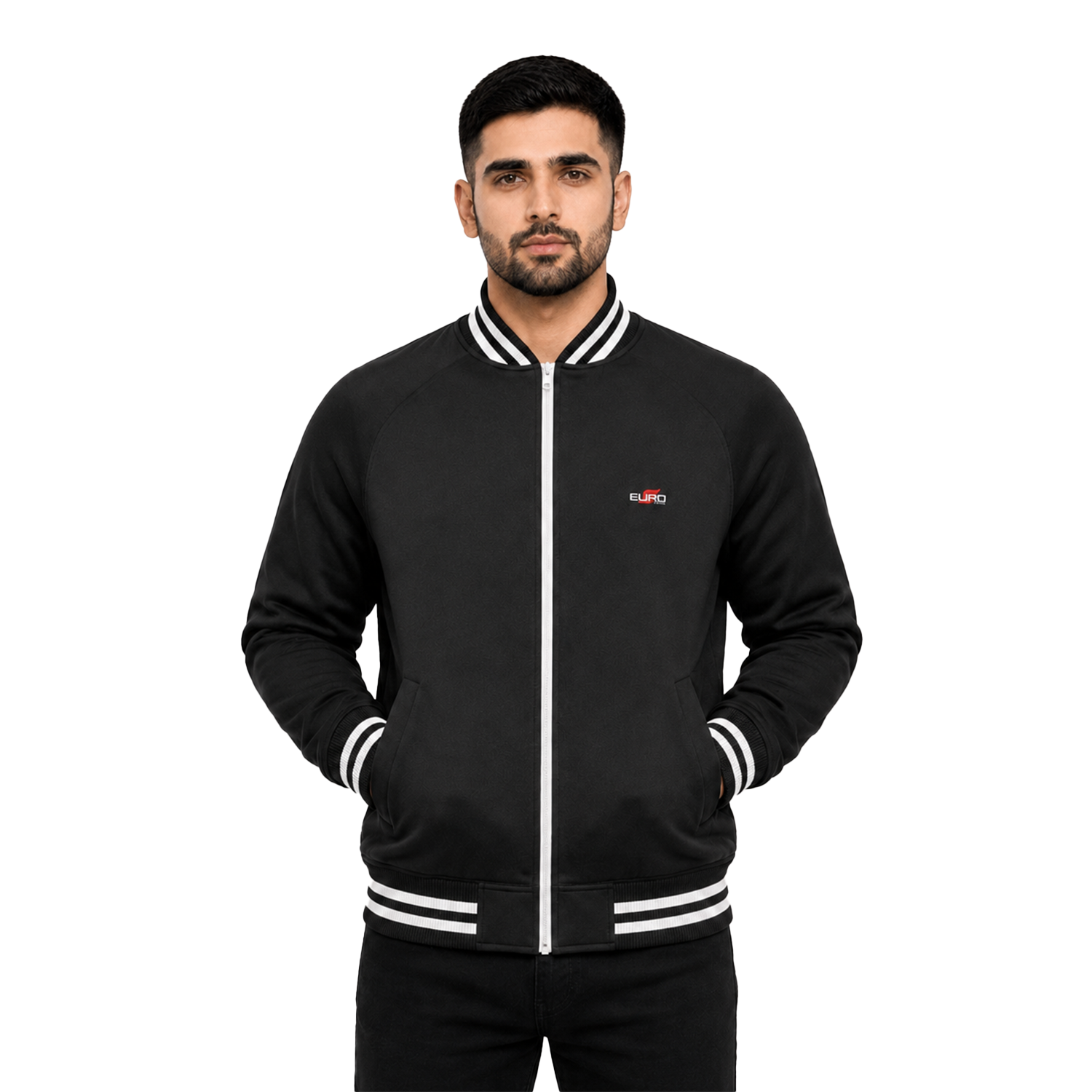 Team Varsity Jacket with Custom Embroidery and Durable Fabric