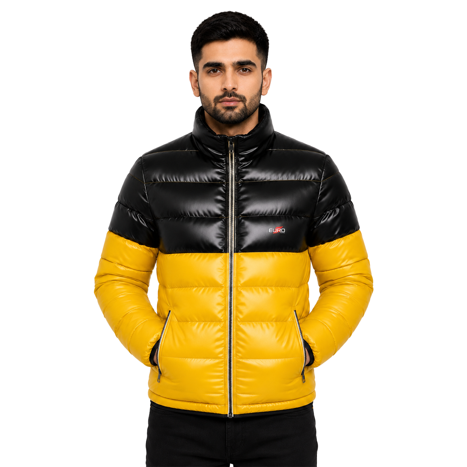 Hooded Puffer Jacket with Warm Insulation for Outdoor Winter Adventures
