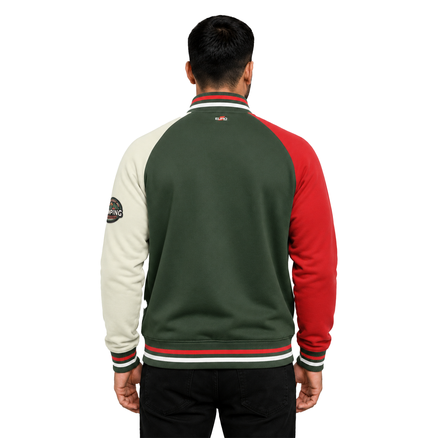 Embroidered Varsity Jacket with Custom Logo and Premium Finish - Image 2