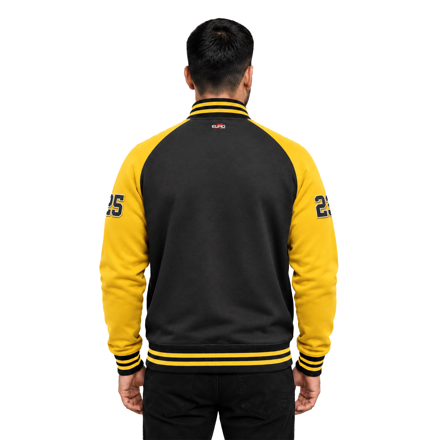 College Varsity Jacket with Classic Style and Ribbed Finish - Image 2