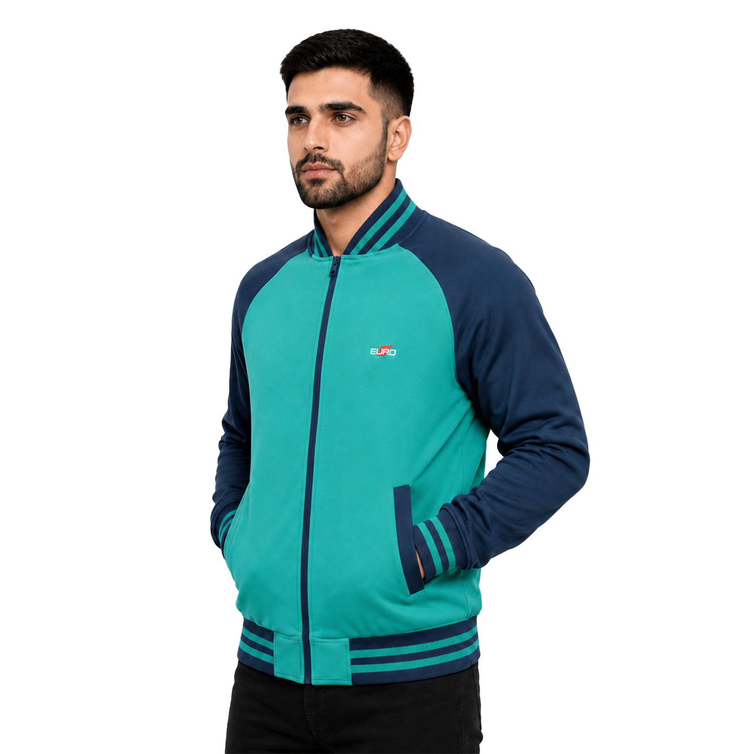 Premium Varsity Jacket with Soft Lining and Ribbed Finish - Image 3