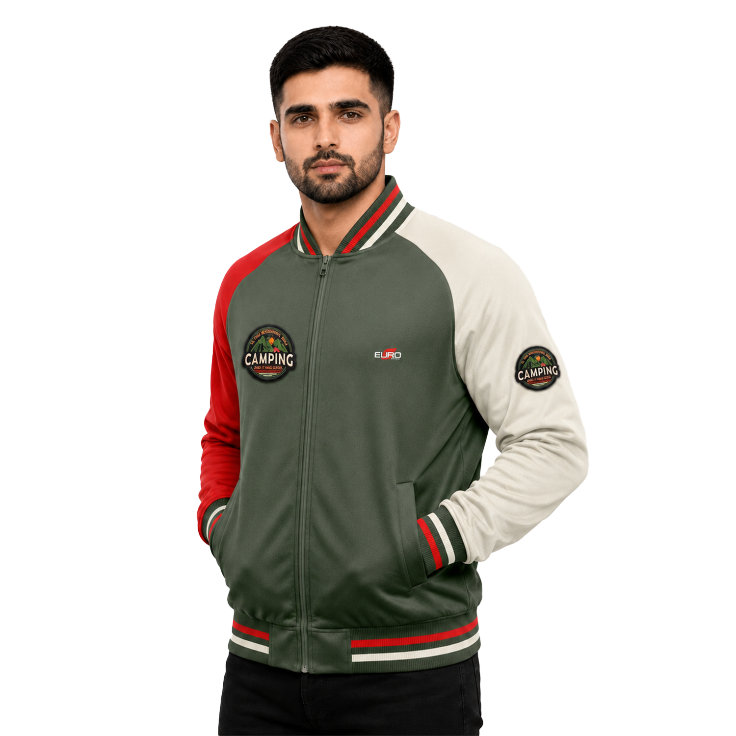 Embroidered Varsity Jacket with Custom Logo and Premium Finish - Image 3