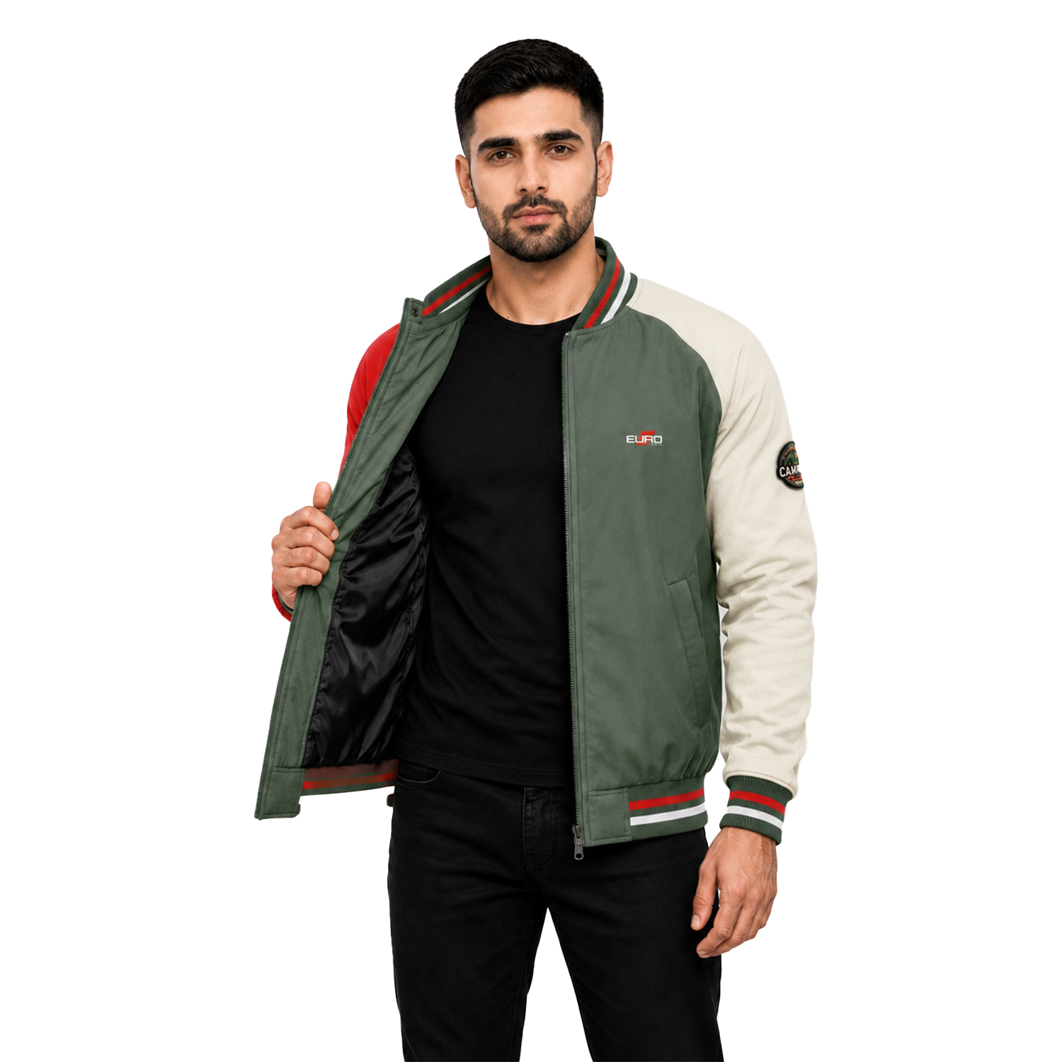 Embroidered Varsity Jacket with Custom Logo and Premium Finish - Image 5