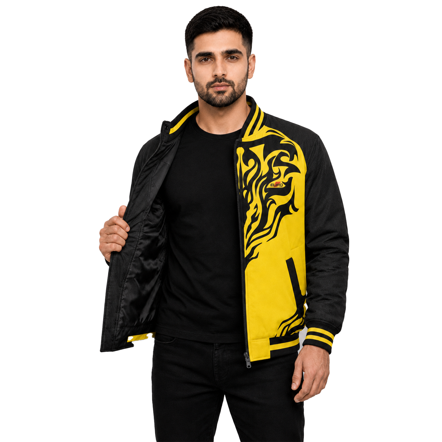Printed Varsity Jacket with Custom Graphics and Durable Fabric - Image 5