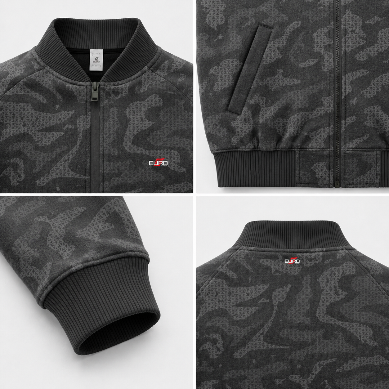 Custom Varsity Jacket with Premium Fabric and Ribbed Trim - Image 6