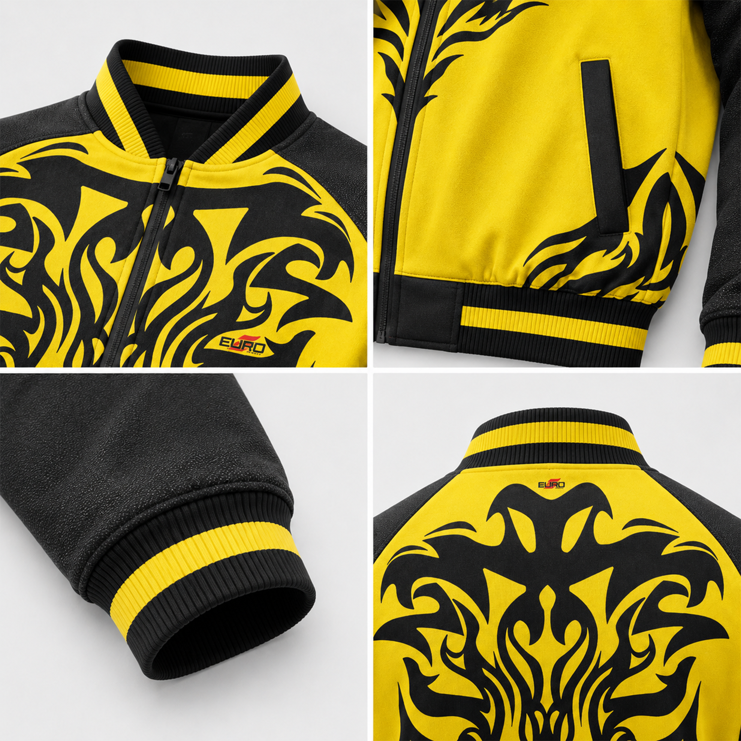 Printed Varsity Jacket with Custom Graphics and Durable Fabric - Image 6