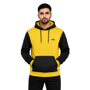 Heavyweight Hoodie with Warm Fleece and Durable Ribbed Finish