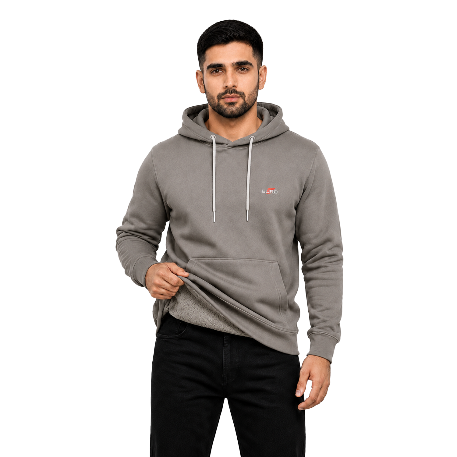 Color Block Hoodie with Modern Design and Soft Fleece - Image 5