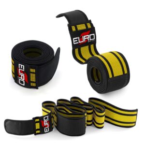 Performance Knee Wraps Elastic Compression for Strength Athletes