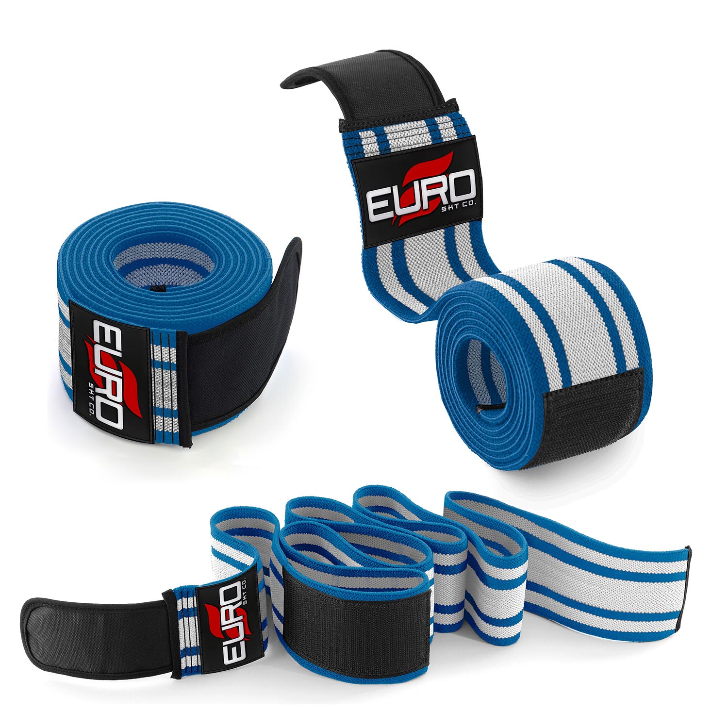 Premium Knee Wraps Adjustable Support for Heavy Lifting