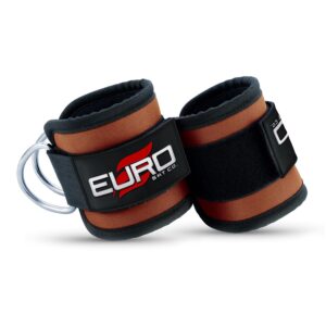 Gym Ankle Straps with D-Ring Support for Cable Training