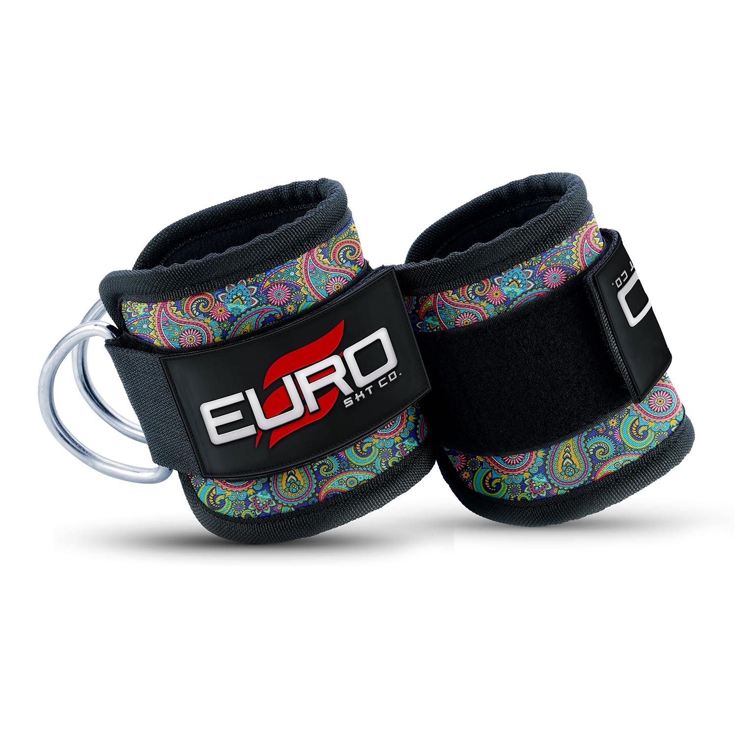 Hook and Loop Ankle Straps for Adjustable Cable Workouts