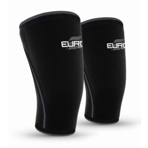 Hot Wholesale Nylon Elastic Knitted Compression Knee Pads Knee Brace Supporter Sleeves With Belt