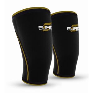 High Quality Gym Powerlifting 7mm Weightlifting Compression Knee Pad Support Elbow Brace Neoprene Knee Sleeves
