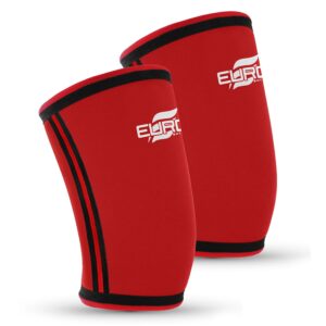 High Quality 5mm Neoprene Elbow Sleeve Brace Custom Logo Strong Compression Support Weightlifting Powerlifting Focused Knee