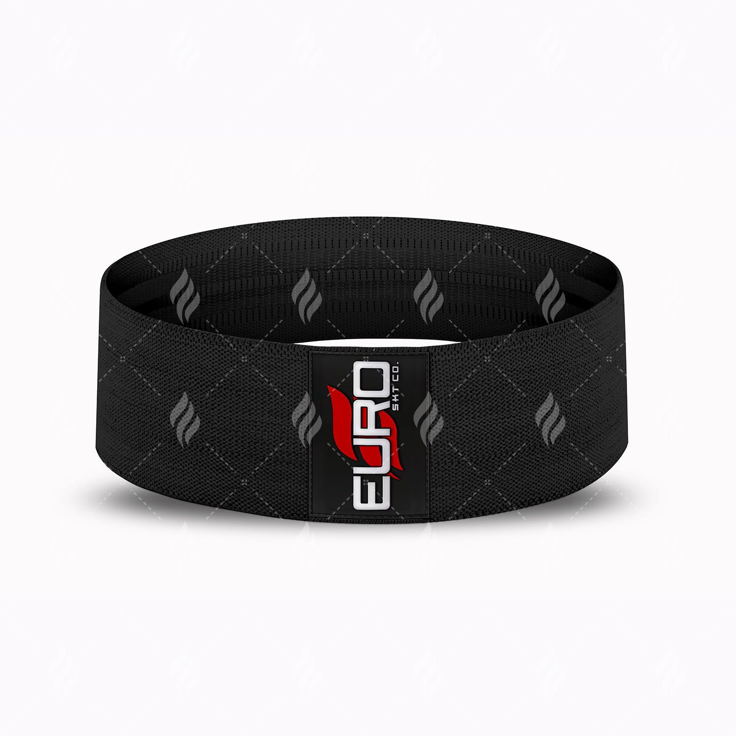Custom Logo Elastic Fabric Latex Marble Yoga Gym Fitness Bands Set Hip Resistance Band For Leg Booty Glute Strength Exercise