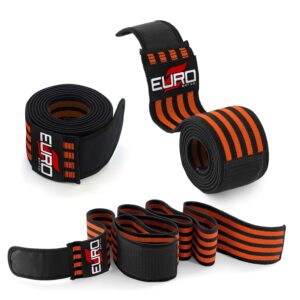Wide Knee Wraps Elastic Support for Heavy Strength Training