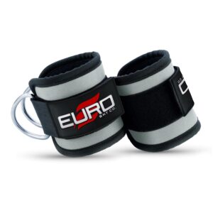 Comfortable Ankle Straps with Padding for Cable Gym Workouts
