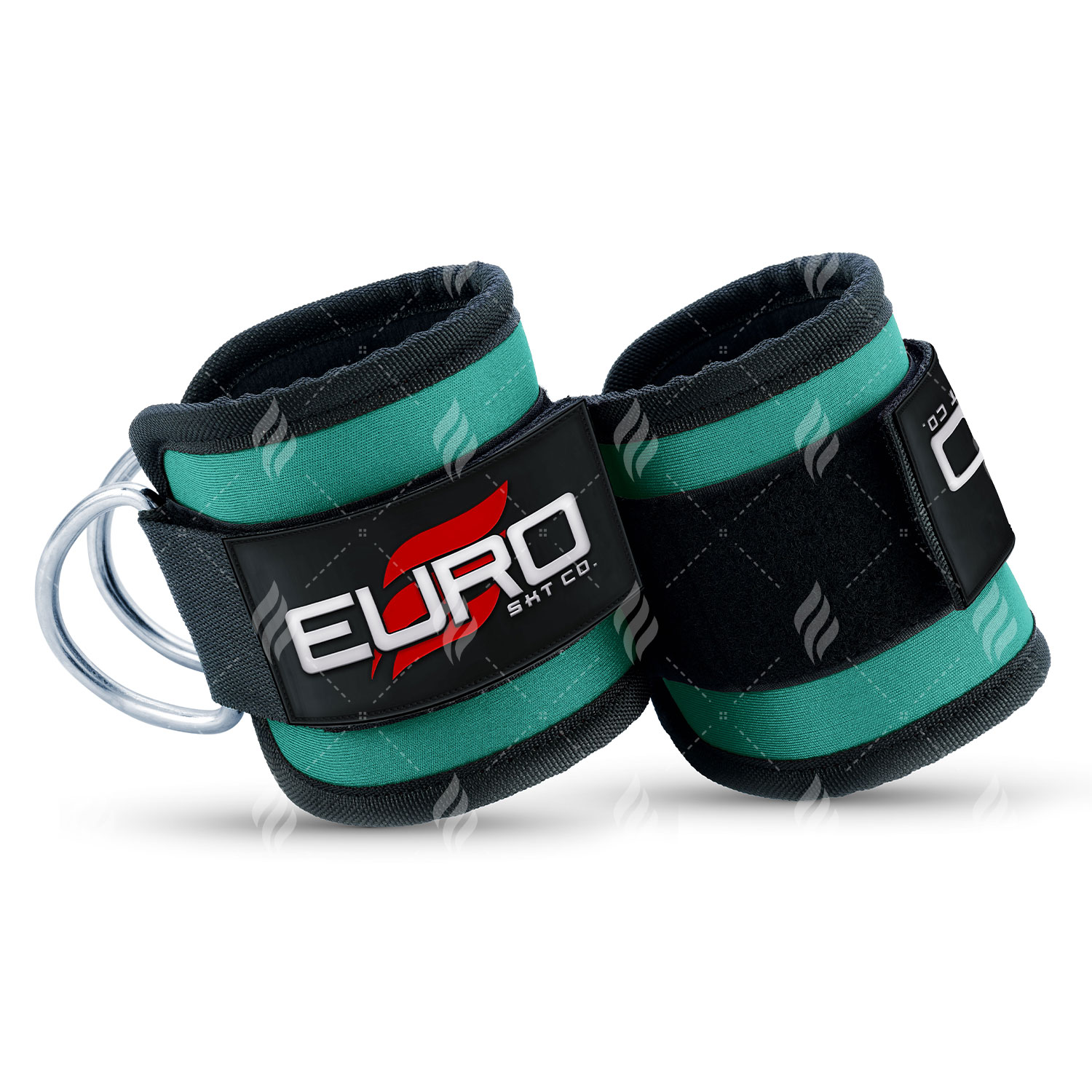 Ankle d Ring Straps Thigh Leg Pulley Lifting Padded Cable Attachment Gym Weight