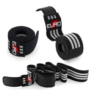 Knee Wraps for Fitness Training with Adjustable Compression
