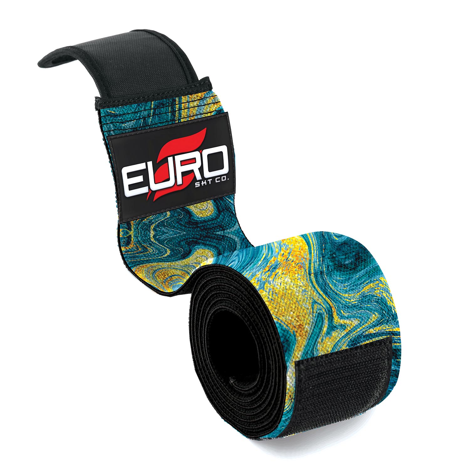 Knee Compression for Squats with Heavy Elastic Wrap Support - Image 2