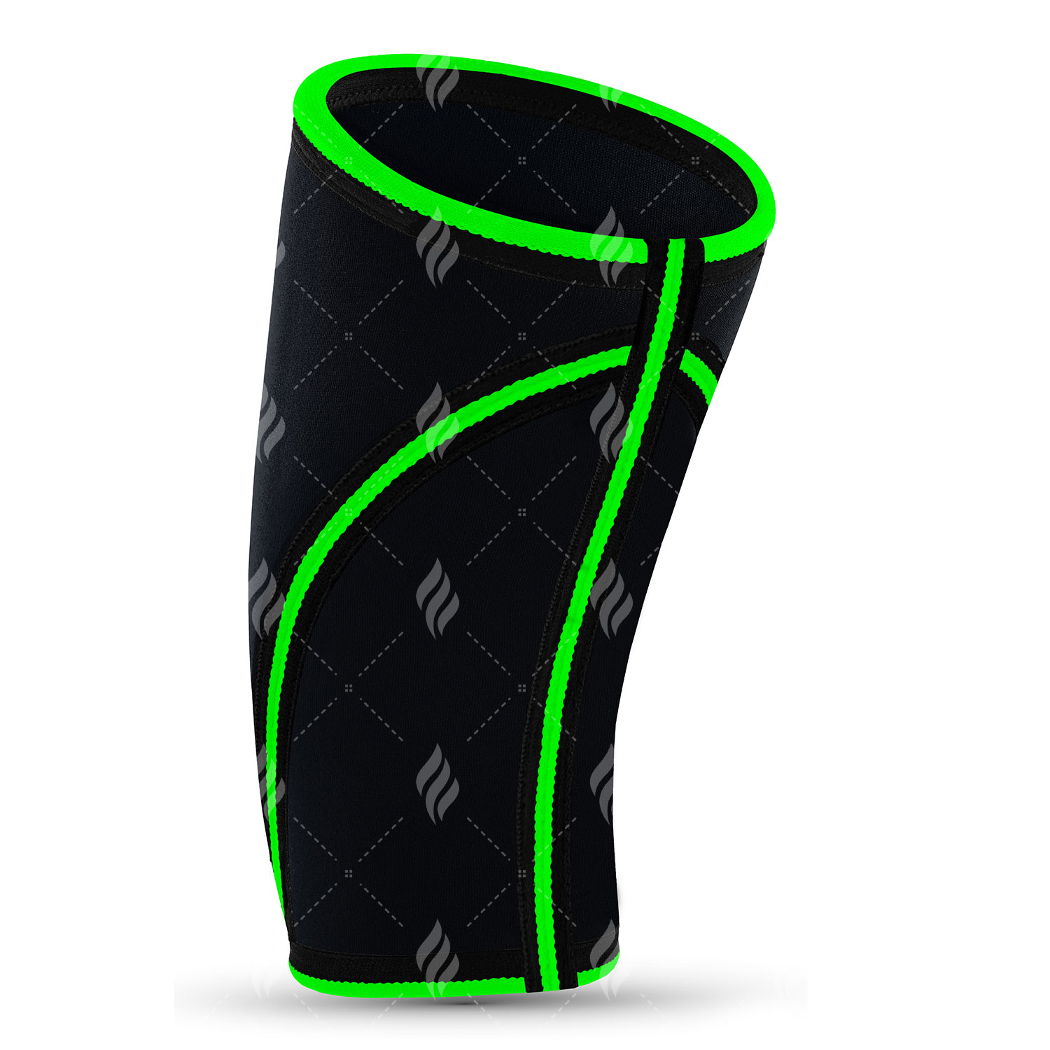 Custom 3D Knit Sports Basketball Anti slip Elastic Compression Knee Brace Sleeves for Men Women - Image 2