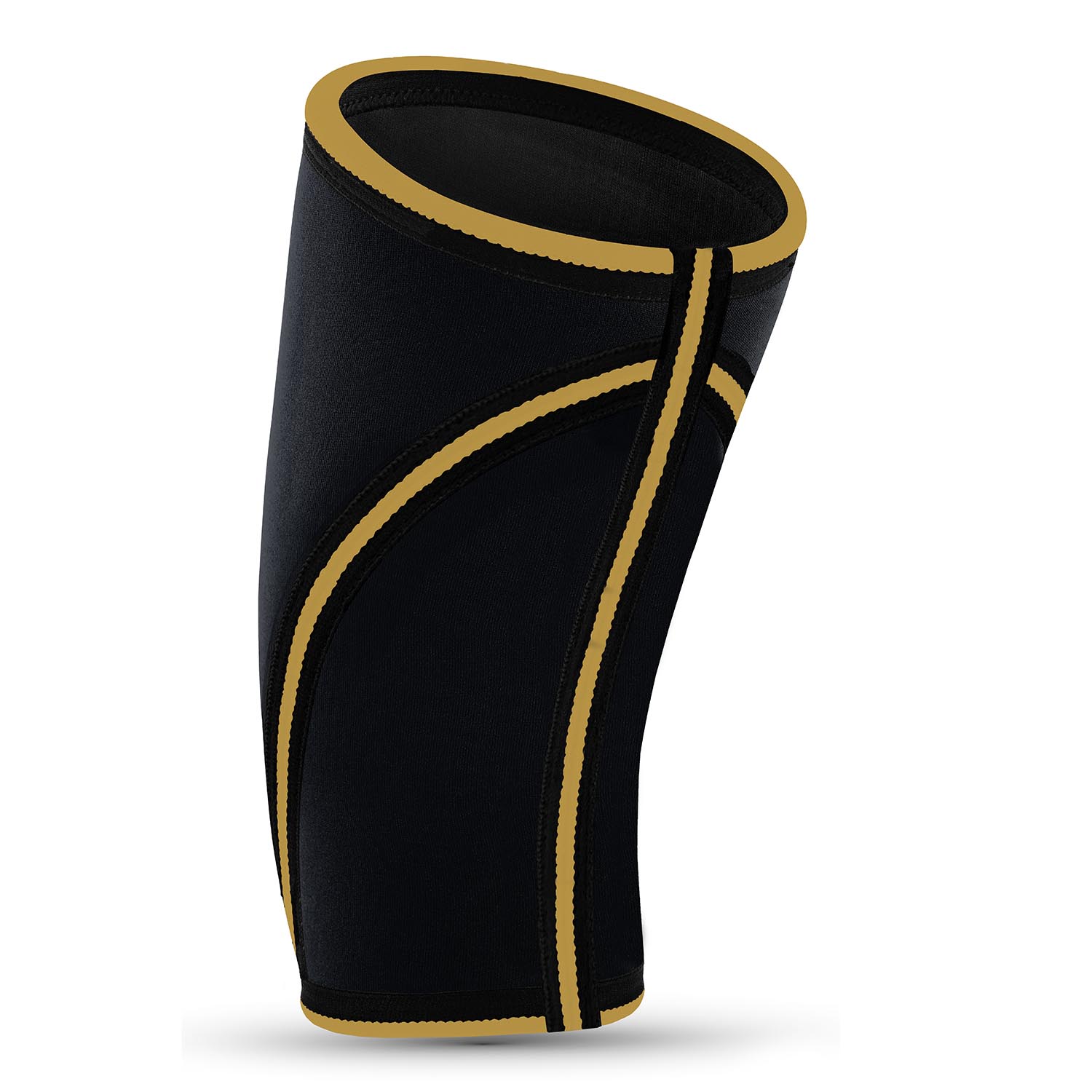 Custom Logo Gym Powerlifting 7mm Weightlifting Compression Knee Support Neoprene Knee Sleeves - Image 2