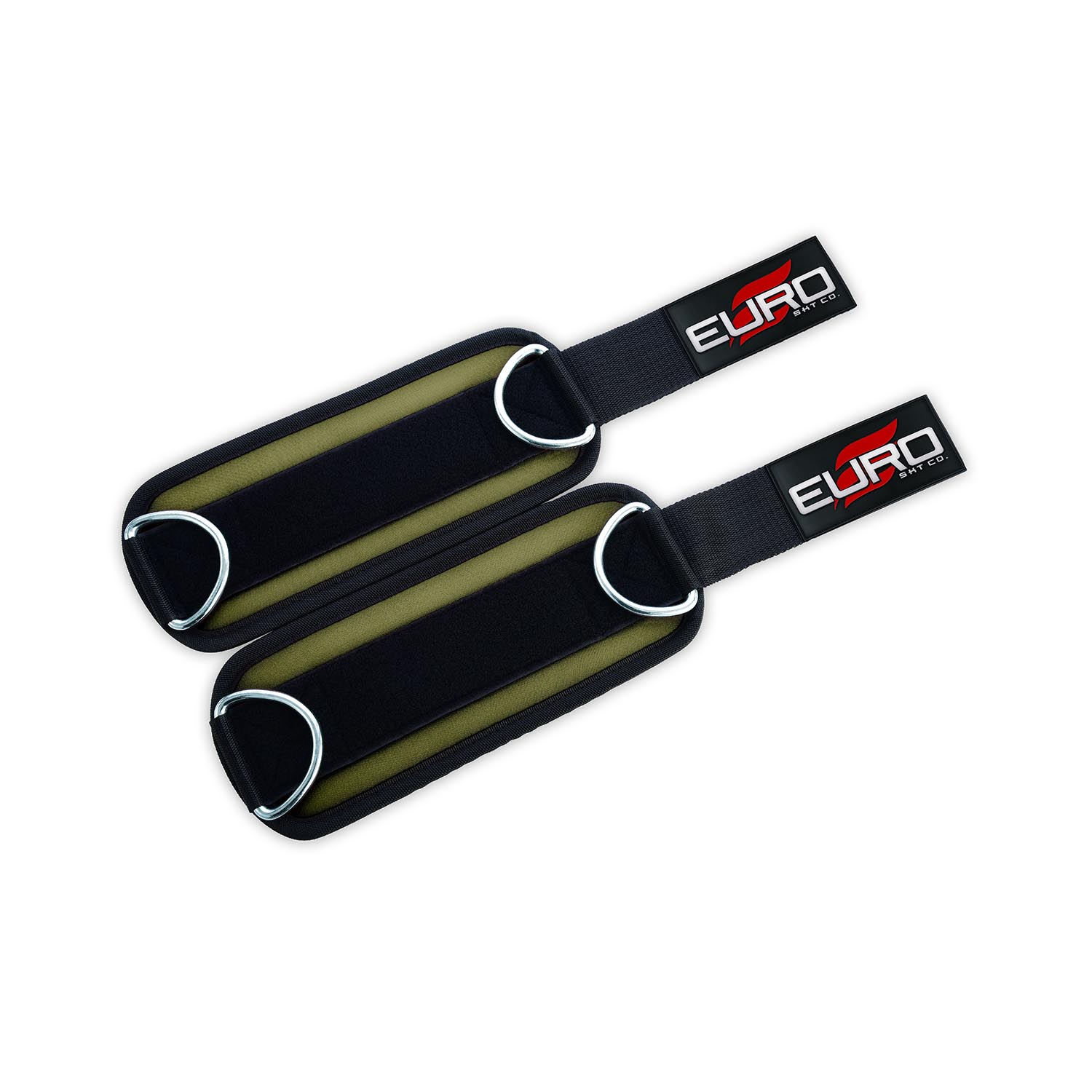 Padded Ankle Cuffs with D-Rings for Cable Workouts - Image 2