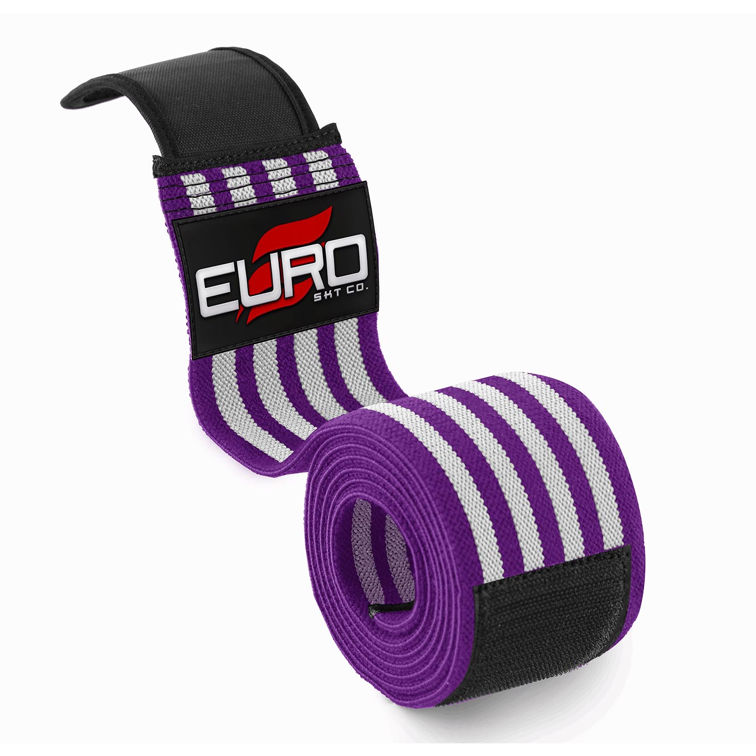 Gym Support Knee Wraps Adjustable Compression for Heavy Training - Image 2