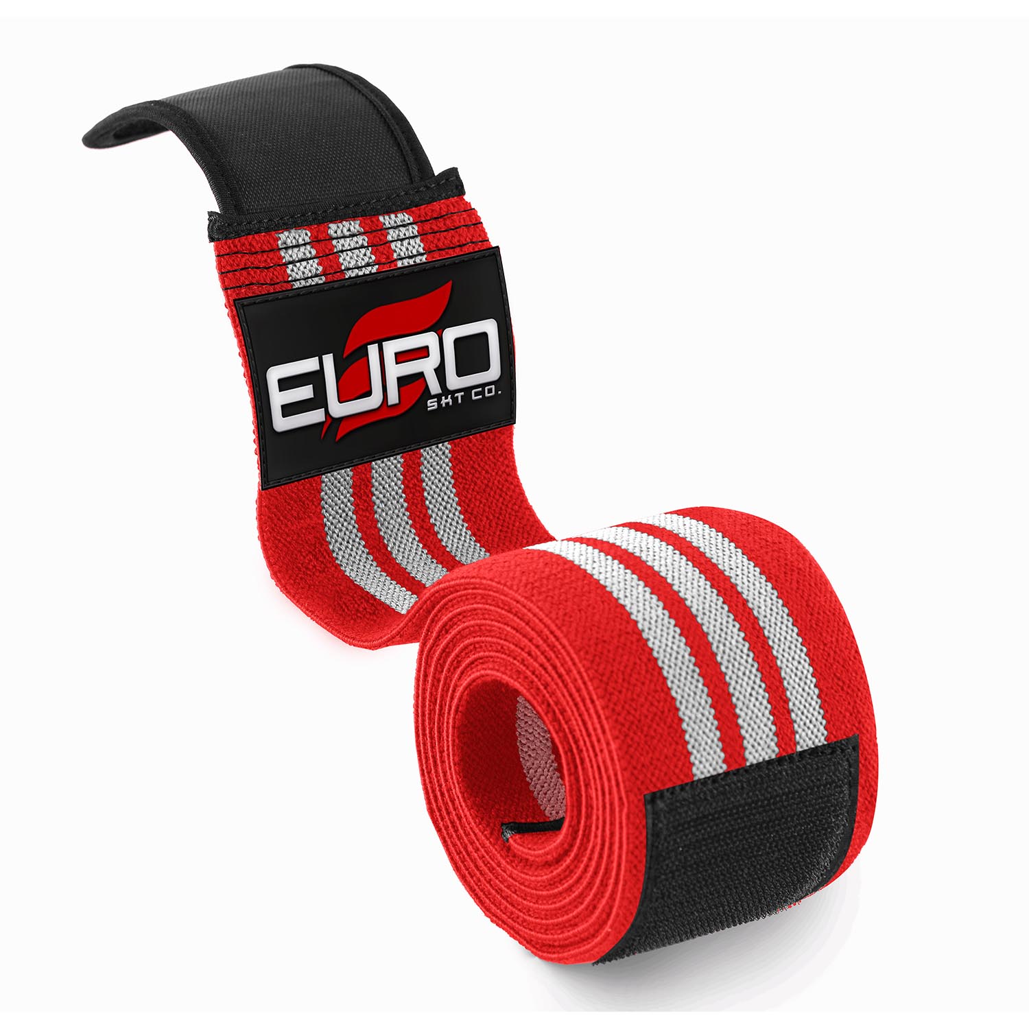 Knee Wraps for Gym Workouts with Adjustable Compression - Image 2