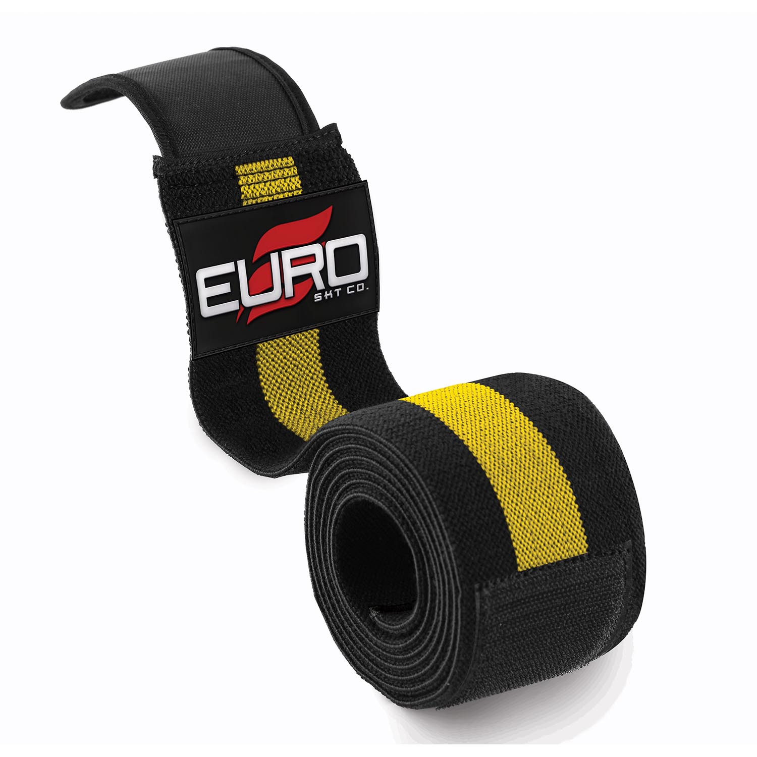 Secure Fit Knee Wraps with Adjustable Elastic Compression - Image 2