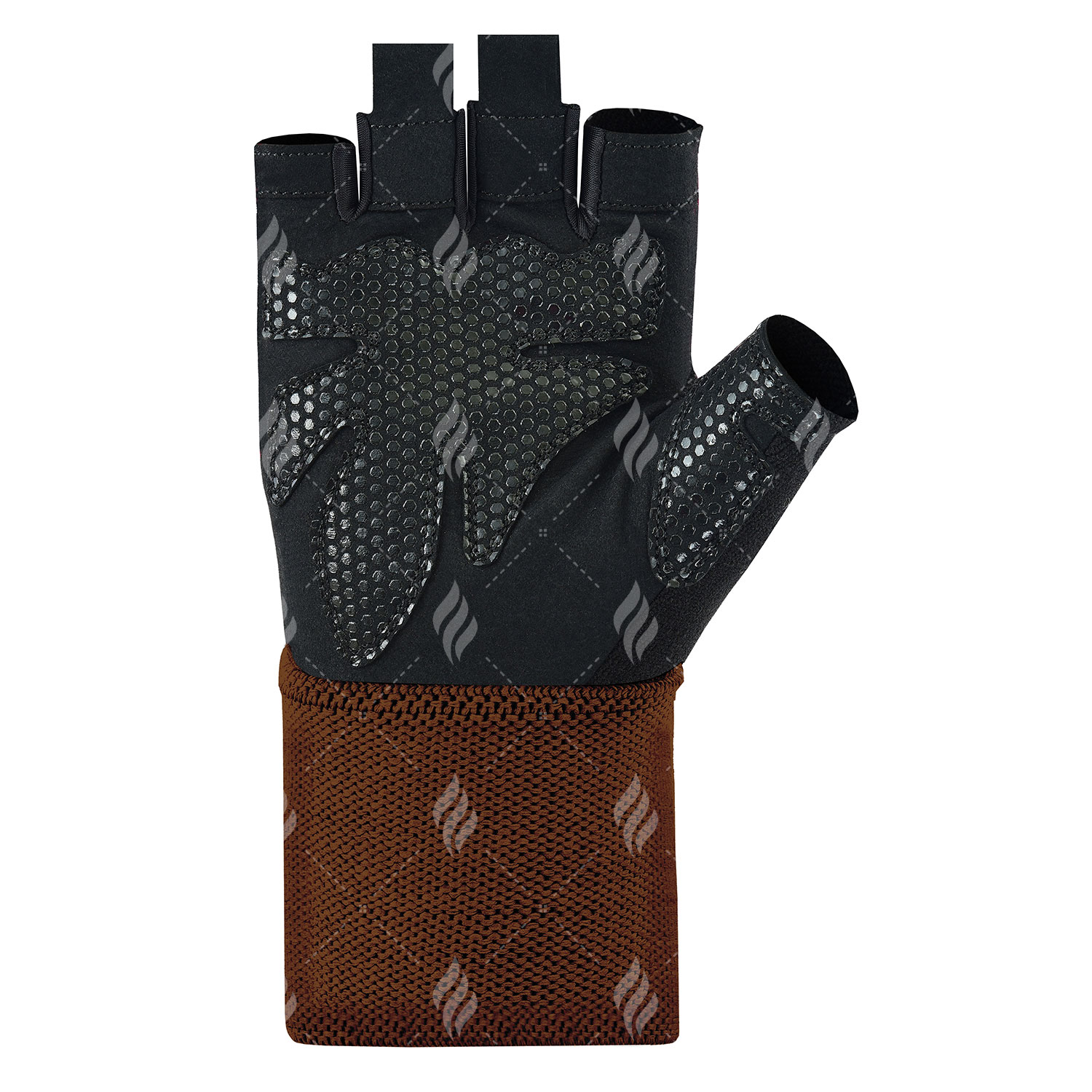 Wholesale High Quality Ventilated Shock Absorbing Silicon Padded Weight Lifting Gloves Workout Gloves With Elastic Wrist Wraps - Image 3