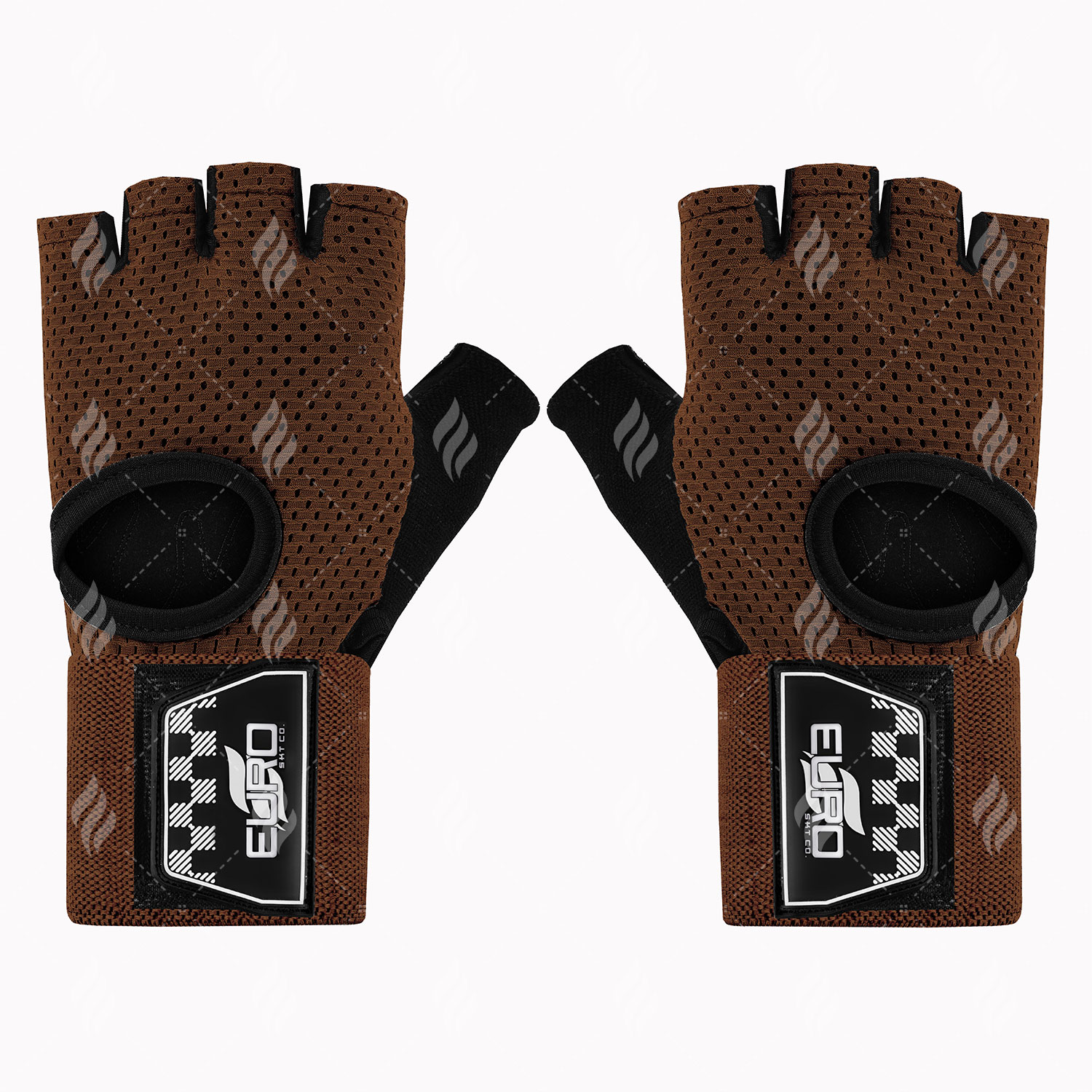 Wholesale High Quality Ventilated Shock Absorbing Silicon Padded Weight Lifting Gloves Workout Gloves With Elastic Wrist Wraps - Image 4