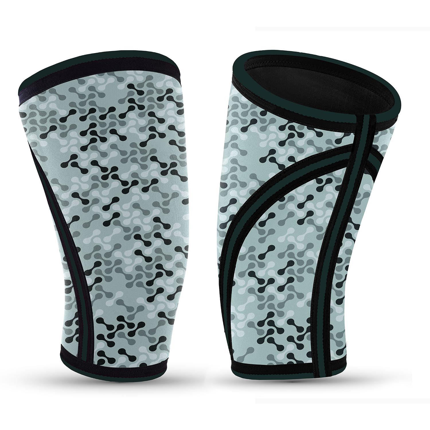 Weightlifting Breathable Compression Professional Sports Knee Protector Brace Support Neoprene Knee Sleeves - Image 4