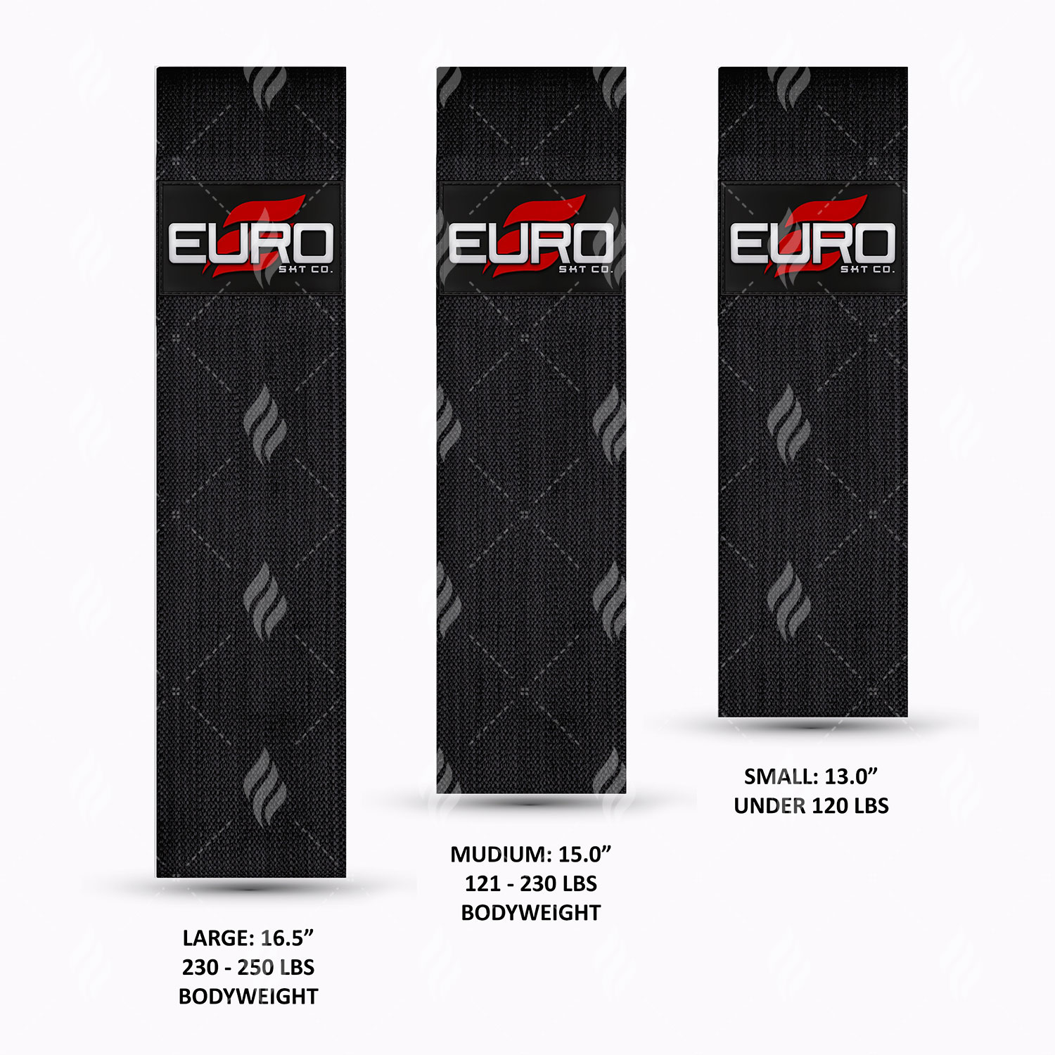 Custom Logo Elastic Fabric Latex Marble Yoga Gym Fitness Bands Set Hip Resistance Band For Leg Booty Glute Strength Exercise - Image 4