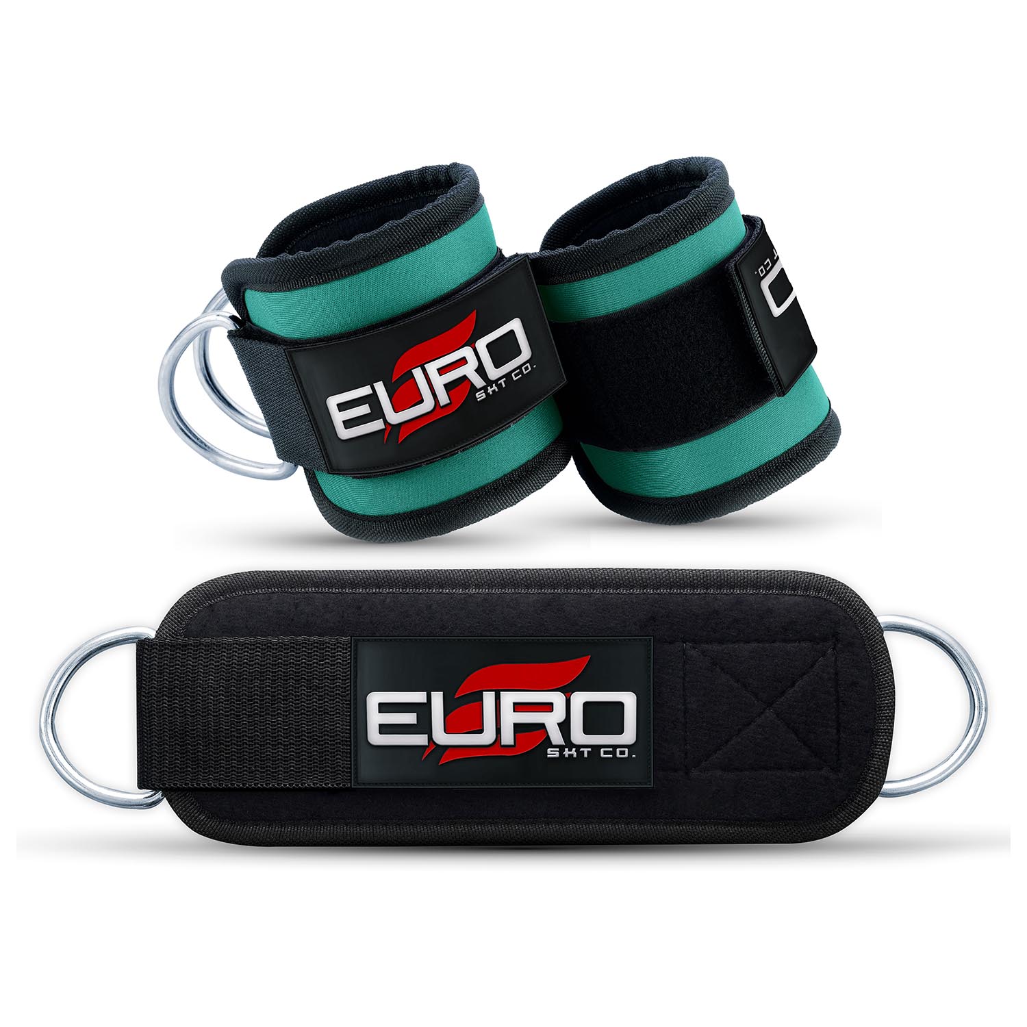 Reinforced Ankle Straps with D-Ring Support for Gym Training - Image 4