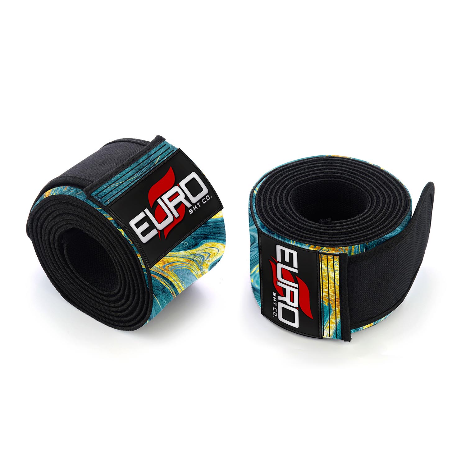 Knee Compression for Squats with Heavy Elastic Wrap Support - Image 5