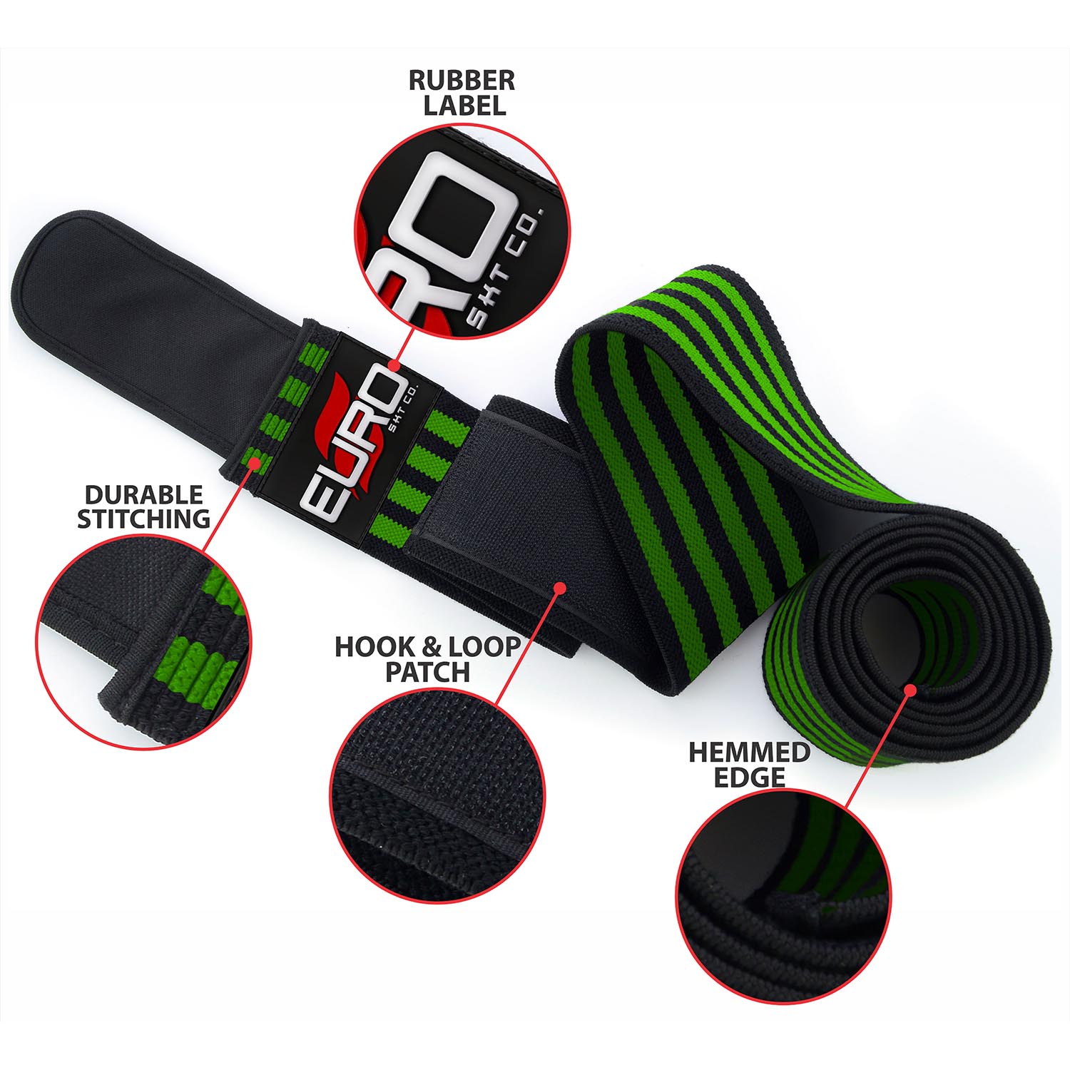 Bodybuilding Knee Wraps Elastic Support for Heavy Leg Workouts - Image 6